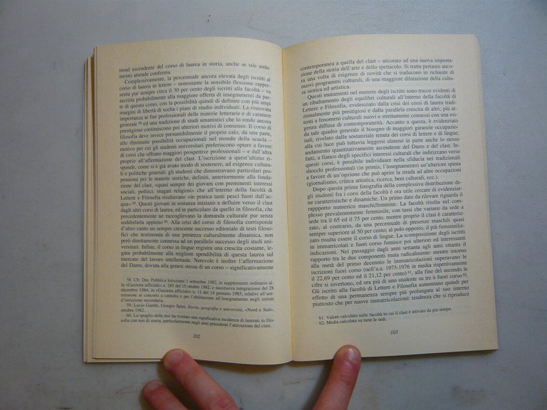 AA.VV,STORIA CONTEMPORANEA E UNIVERSITA,Milano,1993