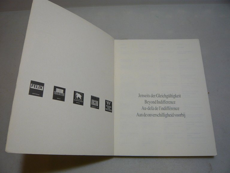 AA.VV.,THEATERSCHRIFT, n.1,Brussels,1992