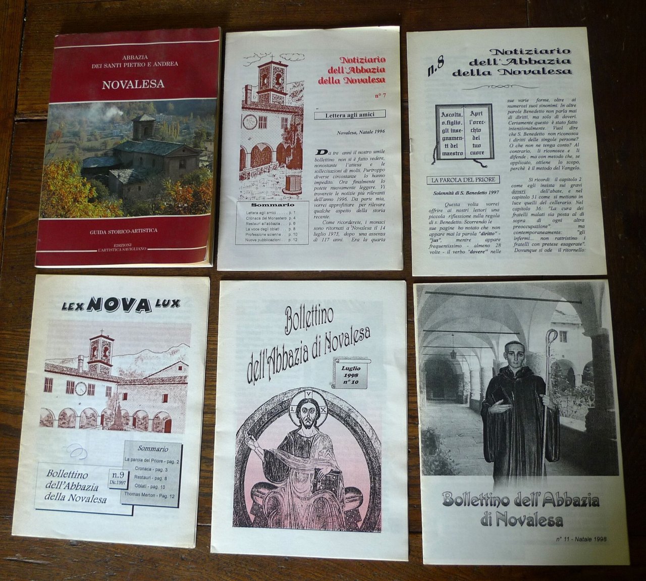 ABBAZIA DELLA NOVALESA.GUIDA STORICO-ARTISTICA+BOLLETTINO 1996-2004[S.BENEDETTO