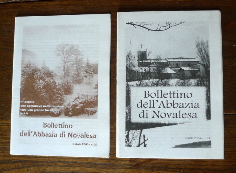 ABBAZIA DELLA NOVALESA.GUIDA STORICO-ARTISTICA+BOLLETTINO 1996-2004[S.BENEDETTO