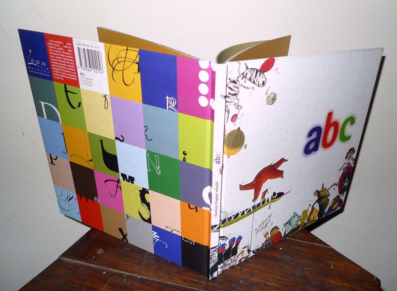 ABC.ILLUSTRAZIONI,LETTERE,CARATTERI,FILASTROCCHE,2000 Stoppani[Bologna,bambini