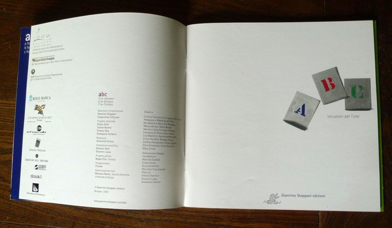 ABC.ISTRUZIONI PER L'USO,2000 Stoppani[Bologna,bambini,grafica,illustrazione