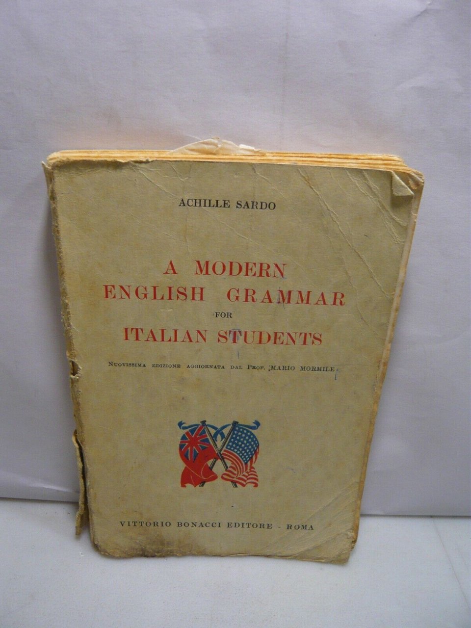 Achille Sardo,A MODERN ENGLISH GRAMMAR FOR ITALIAN STUDENTS,Roma1955