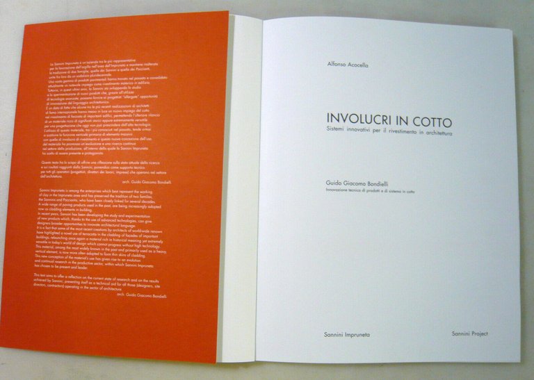 Acocella,INVOLUCRI IN COTTO,2000 Sannini Impruneta[rivestimenti,architettura