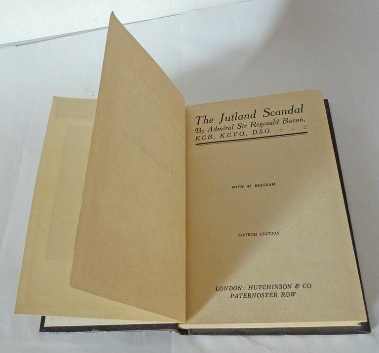 Adm.Bacon,THE JUTLAND SCANDAL,1930[Navy,Marina,storia militare,battaglia,WW1