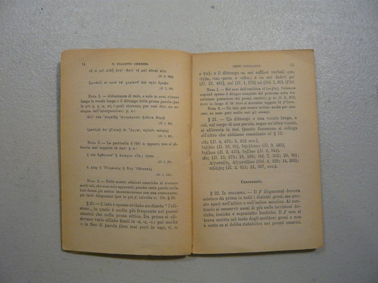 Adolfo Cinquini, IL DIALETTO OMERICO, Raffaello Giusti editore, Livorno, 1927