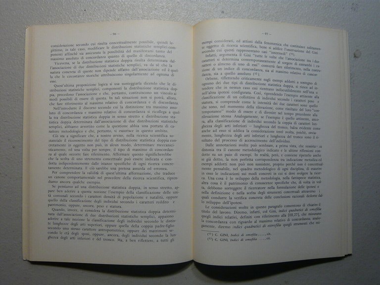 Adolfo Gili, INDICI QUADRATICI DI CONCORDANZA,Clueb 1978[statistica