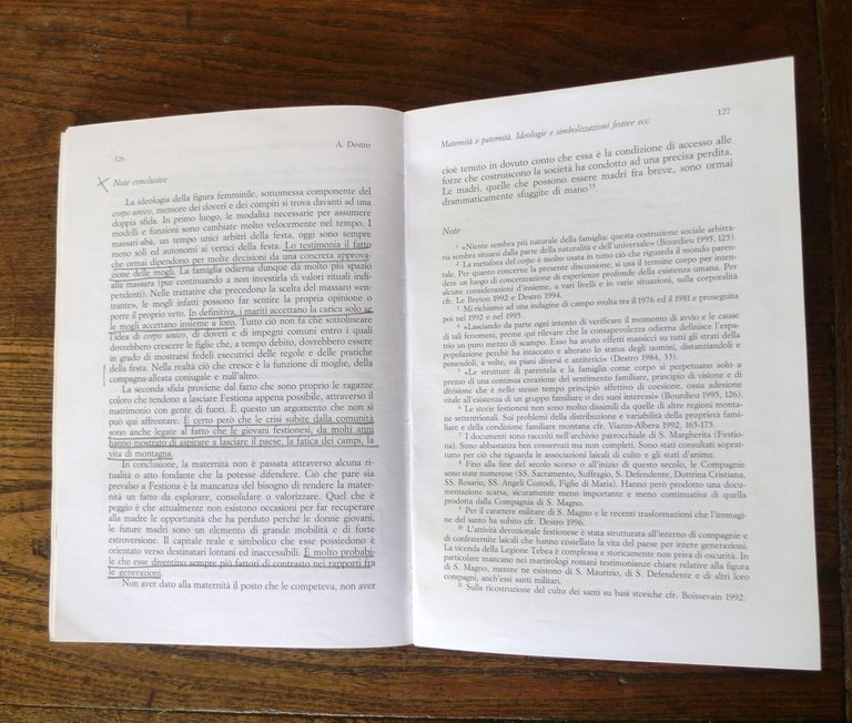 Adriana Destro,DONNE E MICROCOSMI CULTURALI,1997 Patron[antropologia