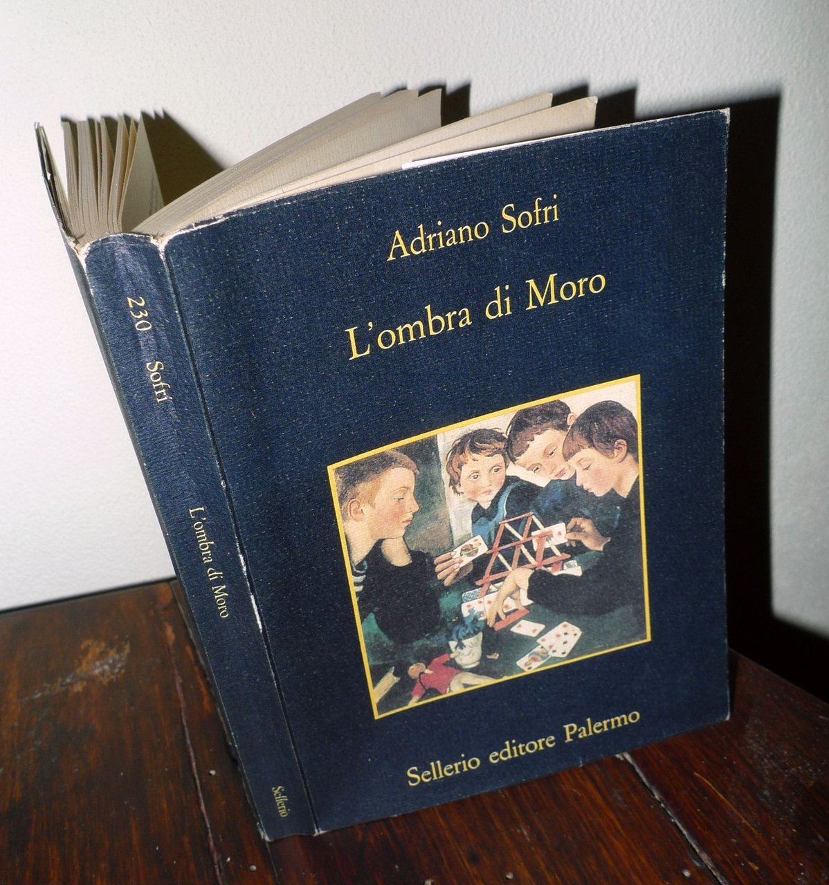 Adriano Sofri,L'OMBRA DI MORO,1991 Sellerio prima edizione[storia,politica