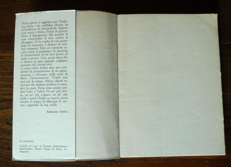 Adriano Sofri,L'OMBRA DI MORO,1991 Sellerio prima edizione[storia,politica