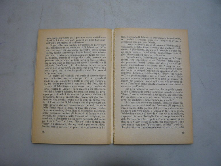 Agenzia Novosti,RISPOSTA A SOLZHENITSYN,Roma,1974