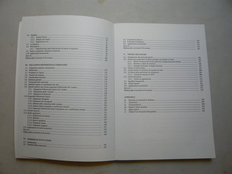 Agliardi-Agliardi,MATEMATICA PER LA TEORIA ECONOMICA,Bologna,1998