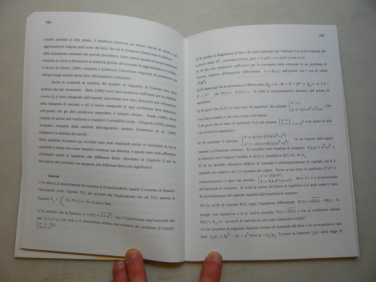 Agliardi-Agliardi,MATEMATICA PER LA TEORIA ECONOMICA,Bologna,1998