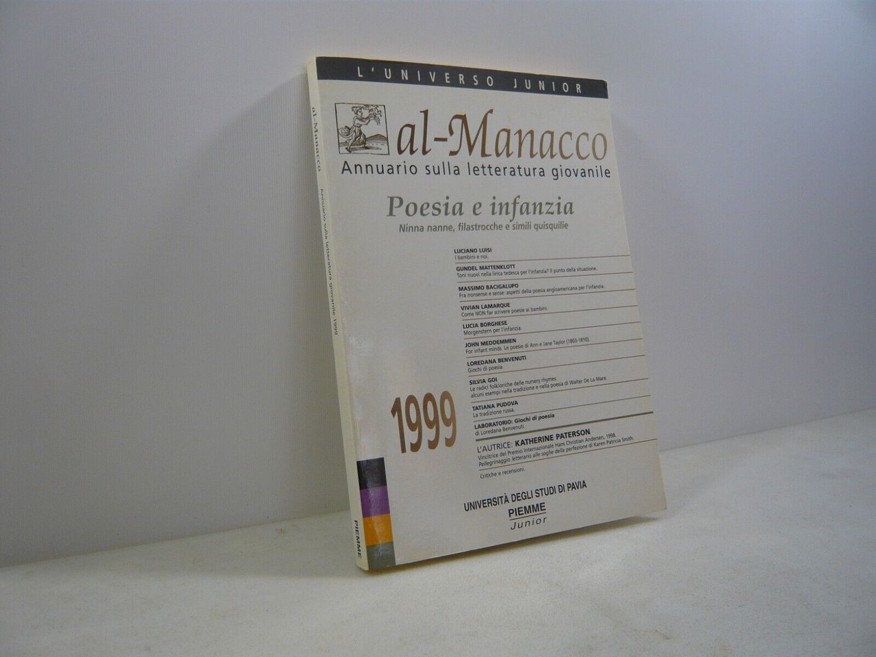 AL-MANACCO 1999.ANNUARIO SULLA LETTERATURA GIOVANILE,Piemme[Università Pavia