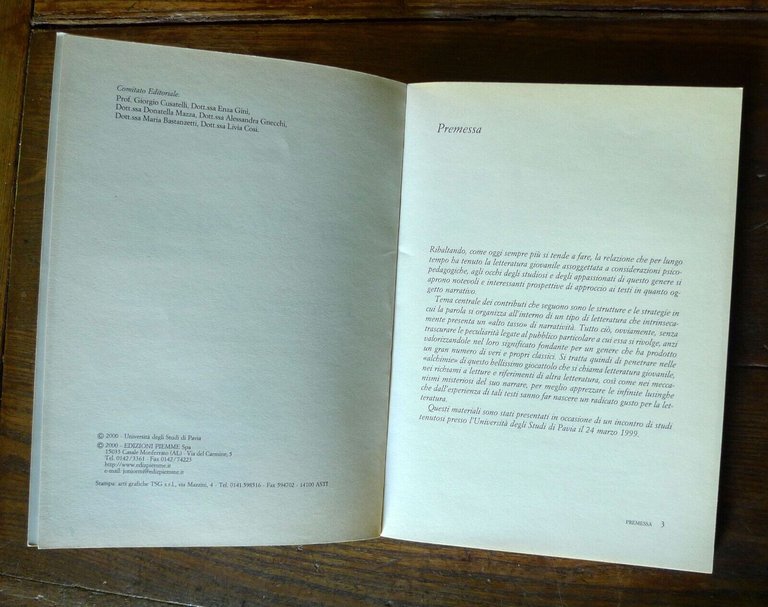 AL-MANACCO 2000.ANNUARIO SULLA LETTERATURA GIOVANILE,Piemme[Università Pavia