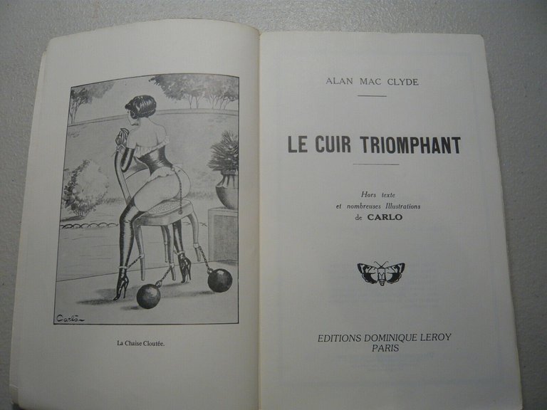 Alan Mac Clyde LE CUIR TRIOMPHANT,Paris 1980[erotismo,narrativa