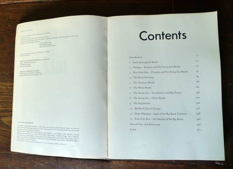 Albert McCarthy,BIG BAND JAZZ,1977 Berkley[storia,discografia,bibliografia