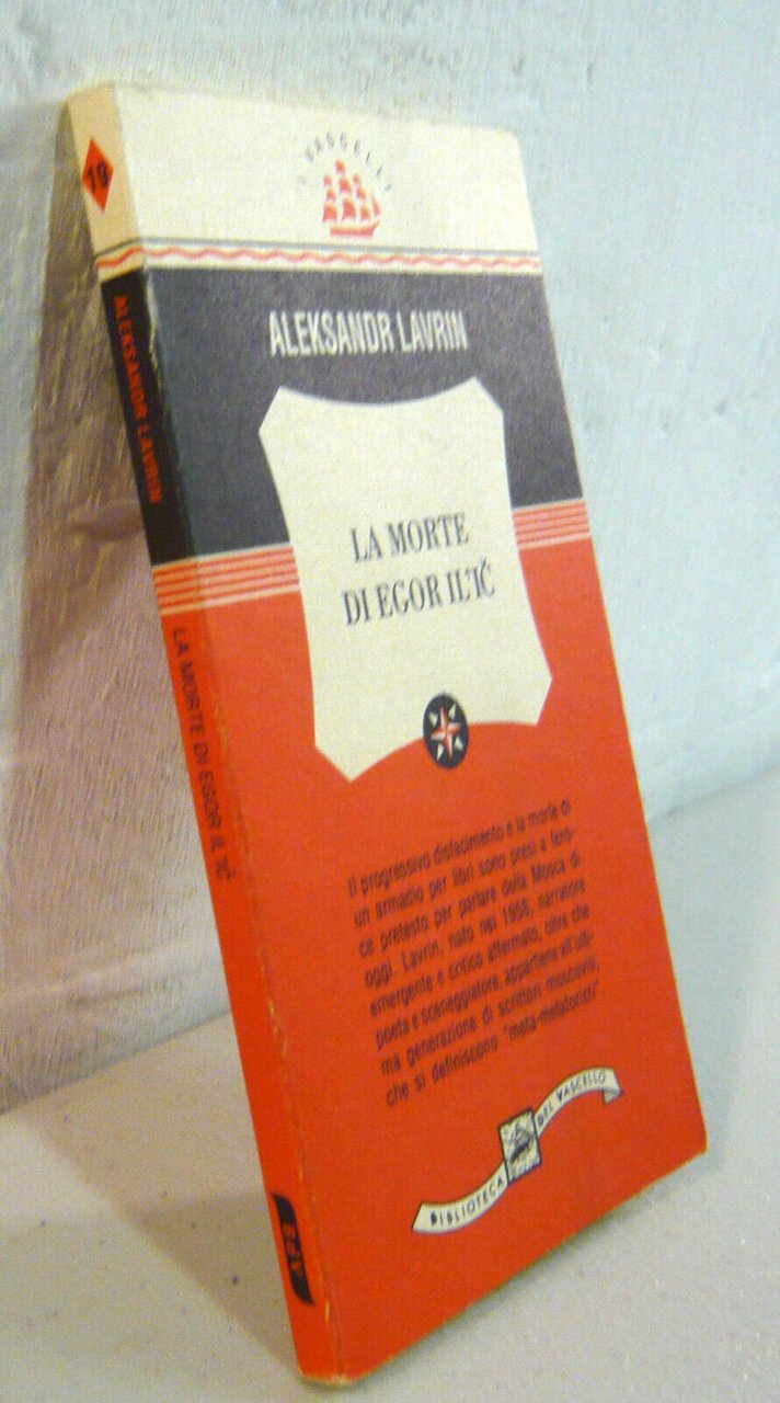 Aleksandr Lavrin,LA MORTE DI EGOR IL’IC,1994 Biblioteca del Vascello