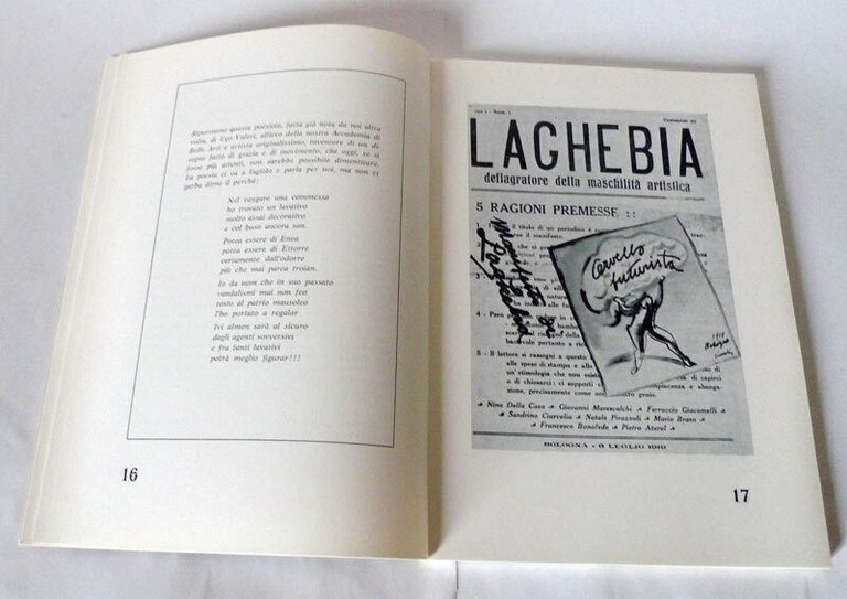 Alessandro Cervellati,BOLOGNA FUTURISTA,1973[arte,teatro,Futurismo,Laghebia