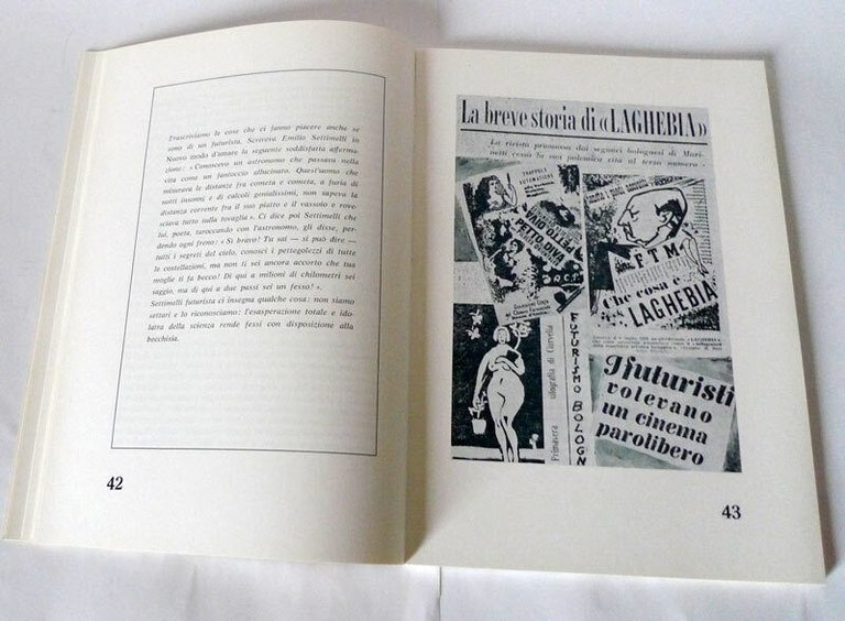 Alessandro Cervellati,BOLOGNA FUTURISTA,1973[arte,teatro,Futurismo,Laghebia