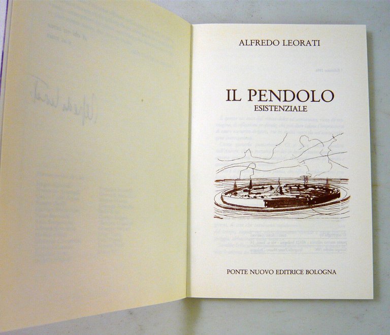 Alfredo Leorati,IL PENDOLO ESISTENZIALE,1996 Ponte Nuovo