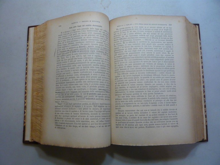 Alfredo Marshall,PRINCIPII DI ECONOMICA, UTET, 1927