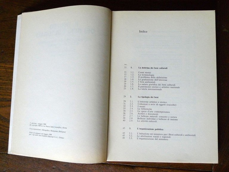 Alibrandi/Ferri,IL DIRITTO DEI BENI CULTURALI,1988[patrimonio storico-artistico