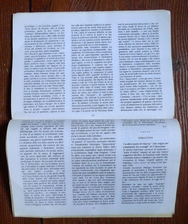 ALTRA STORIA MAR.1997,Archivio Storico Genova Pegli[revisionismo,anarchici