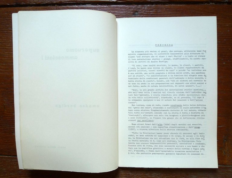 Amadeo Bordiga,SUPERUOMO AMMOSCIATI!,1974 Arma della Critica[PCInt,comunismo | Immagine Gallery 3