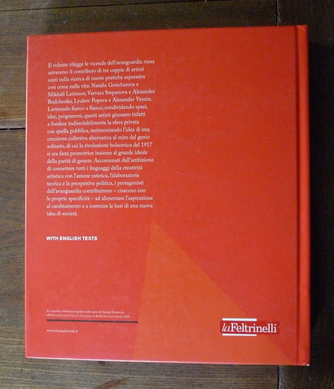 AMORE E RIVOLUZIONE.COPPIE DI ARTISTI DELL'AVANGUARDIA RUSSA,2017[ARTE,catalogo