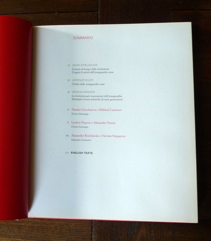 AMORE E RIVOLUZIONE.COPPIE DI ARTISTI DELL'AVANGUARDIA RUSSA,2017[ARTE,catalogo