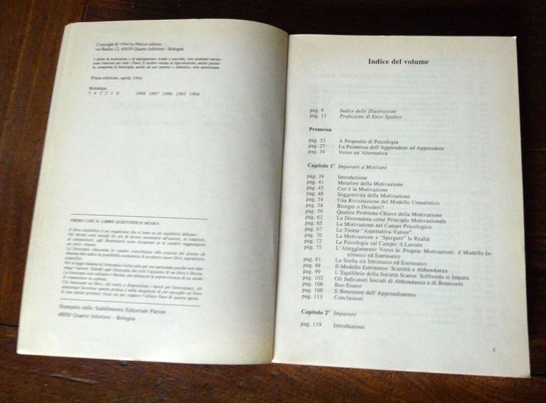 Amovilli,IMPARARE A IMPARARE.Manuale di formazione aspecifica,1994[psicologia