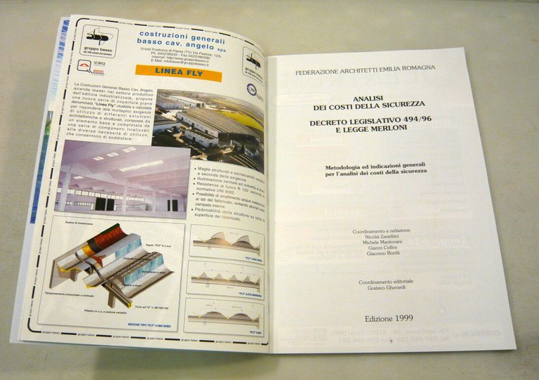 ANALISI DEI COSTI DELLA SICUREZZA.494/96 E LEGGE MERLONI[architettura,Emilia R.