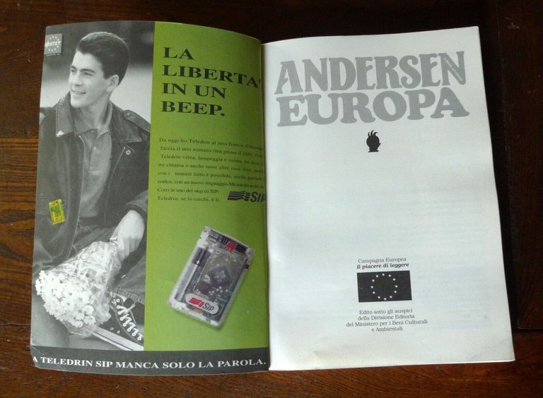 ANDERSEN EUROPA.IL LIBRO E LA LETTERATURA PER RAGAZZI IN EUROPA,1994 …