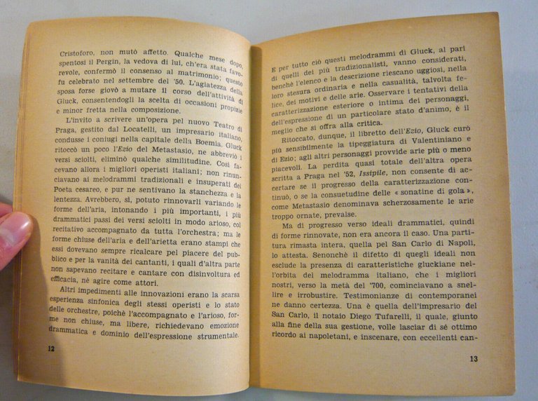 Andrea Della Corte,CRISTOFORO W.GLUCK,1942 Arione[storia musica