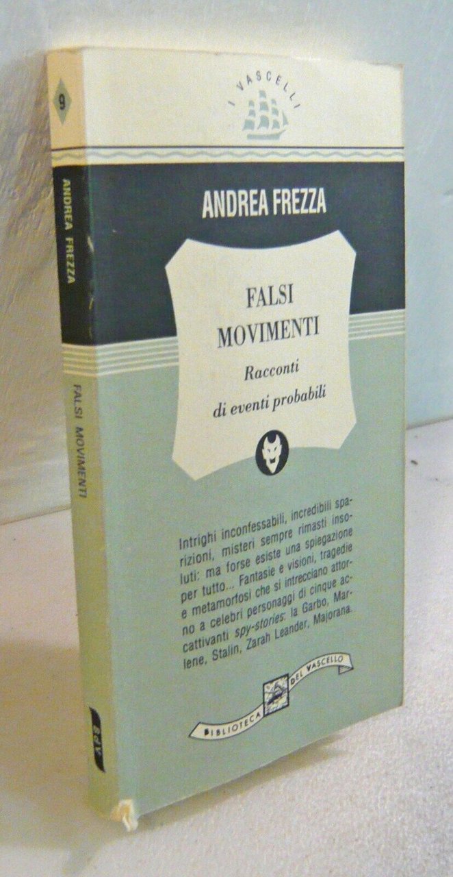 Andrea Frezza,FALSI MOVIMENTI.Racconti,1993 Biblioteca del Vascello[Radio Rai
