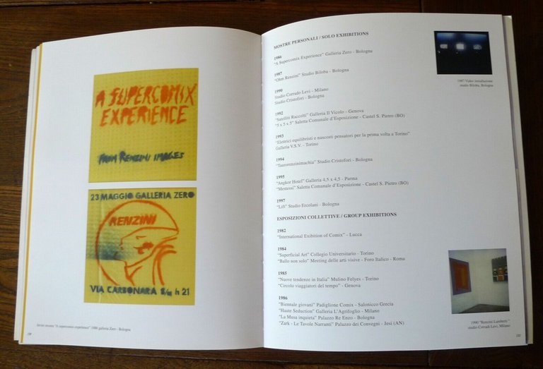 Andrea Renzini,LIFT,1997 Studio Ercolani[arte contemporanea,Bologna,catalogo