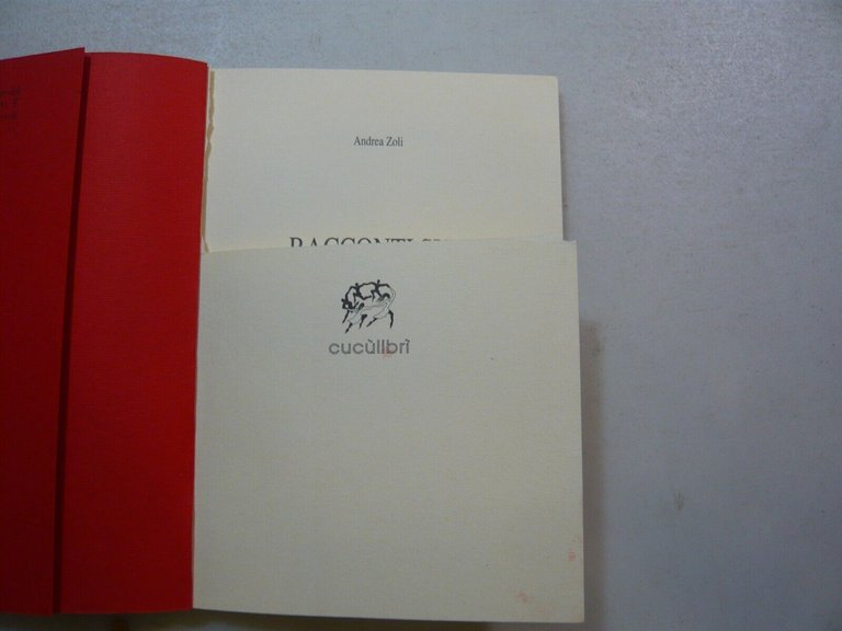 Andrea Zoli,RACCONTI SUL TEMPO E SUL CAMBIAMENTO,Cucùlibri, 1991[Giovanni Costi