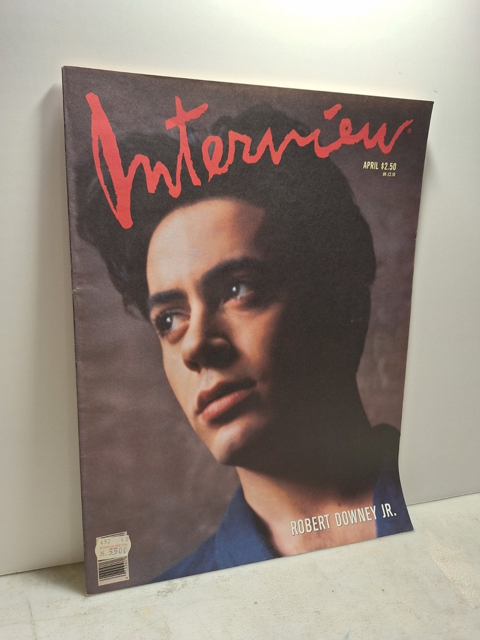 ANDY WARHOL INTERVIEW MAGAZINE,April 1989 - ROBERT DOWNEY JR. | Immagine principale