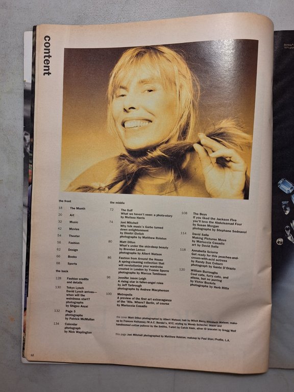 ANDY WARHOL INTERVIEW MAGAZINE,April 1991 - MATT DILLON | Immagine Gallery 2