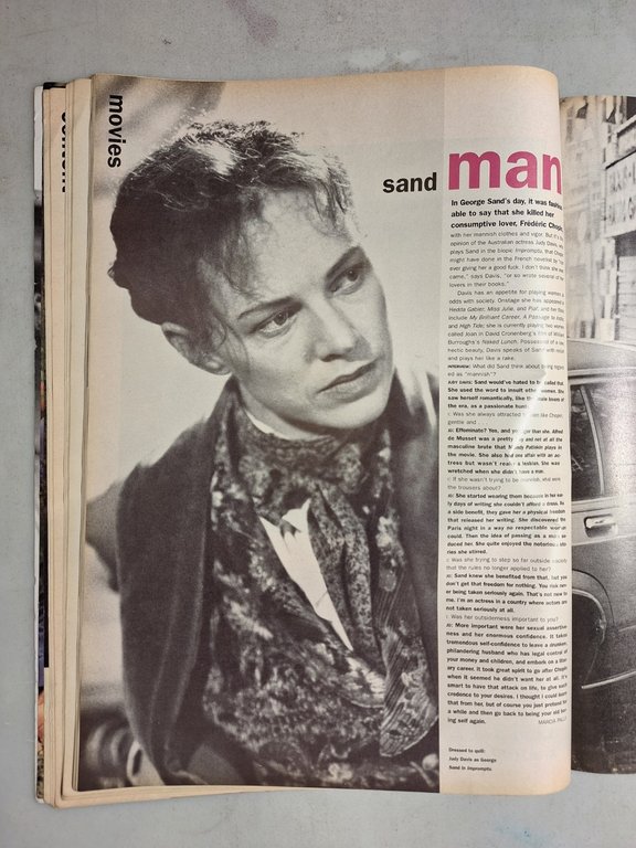ANDY WARHOL INTERVIEW MAGAZINE,April 1991 - MATT DILLON | Immagine Gallery 4