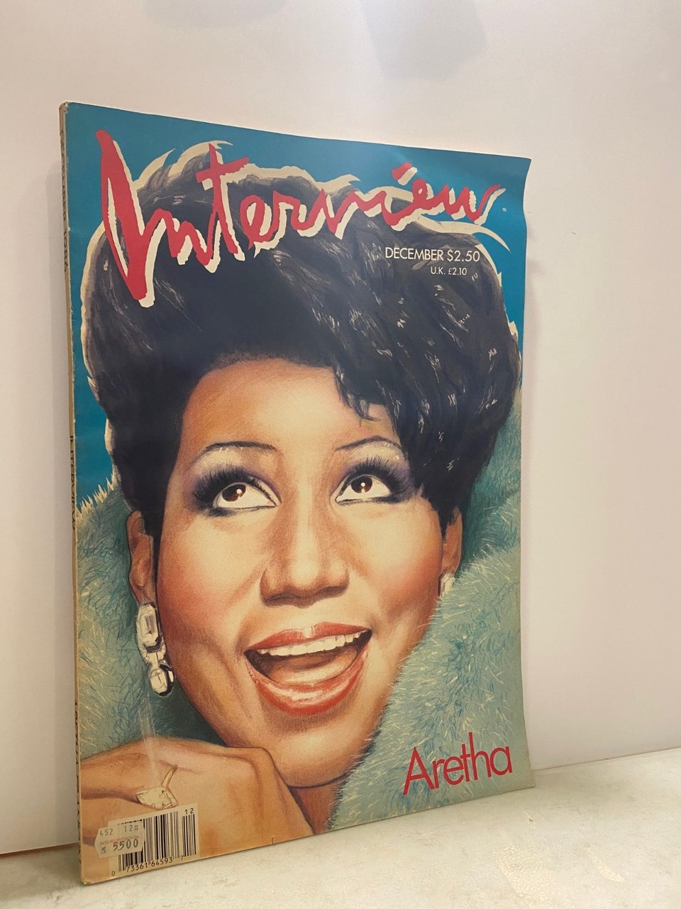 ANDY WARHOL INTERVIEW MAGAZINE,December 1986-ARETHA FRANKLIN | Immagine principale
