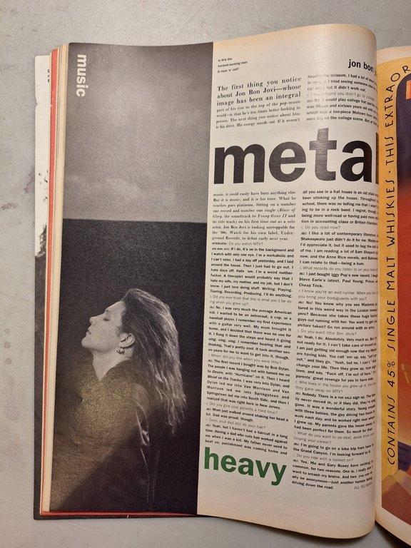 ANDY WARHOL INTERVIEW MAGAZINE,December 1990 - ON KILTER (WINONA RYDER) | Immagine Gallery 3
