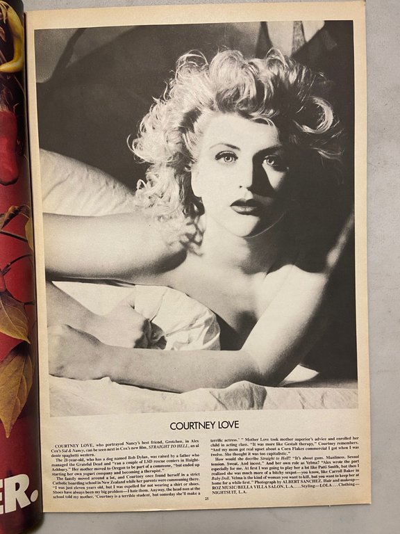 ANDY WARHOL INTERVIEW MAGAZINE,February 1987- CHARLIE SHEEN | Immagine Gallery 5