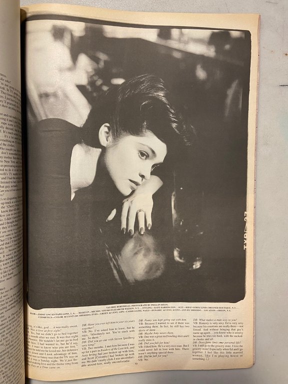 ANDY WARHOL INTERVIEW MAGAZINE,January 1987- DIANE KEATON | Immagine Gallery 3