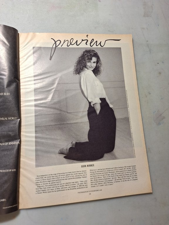 ANDY WARHOL INTERVIEW MAGAZINE,January 1990 - ISABELLE ADJANI | Immagine Gallery 3