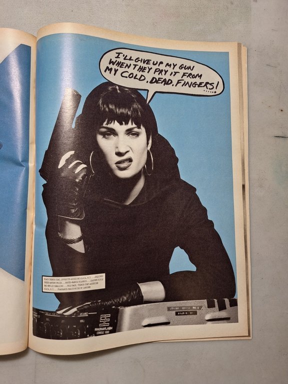 ANDY WARHOL INTERVIEW MAGAZINE,January 1990 - ISABELLE ADJANI | Immagine Gallery 5