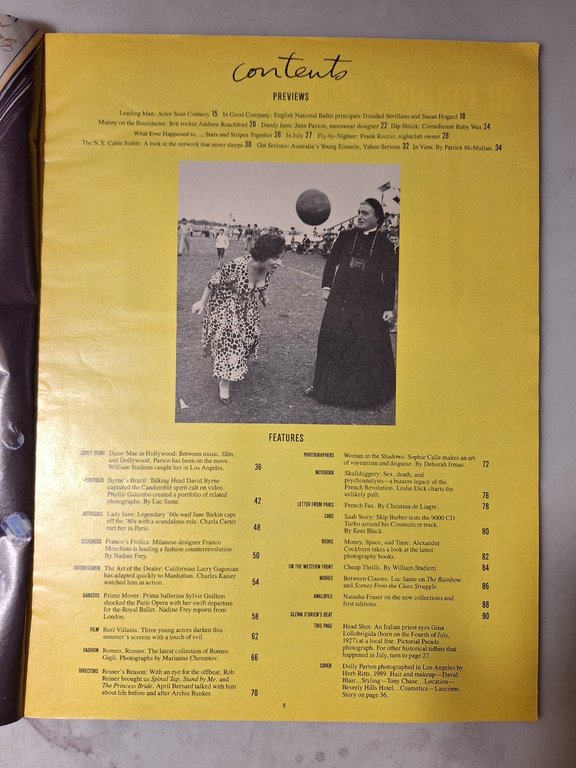 ANDY WARHOL INTERVIEW MAGAZINE,July 1989- DOLLY PARTON | Immagine Gallery 2