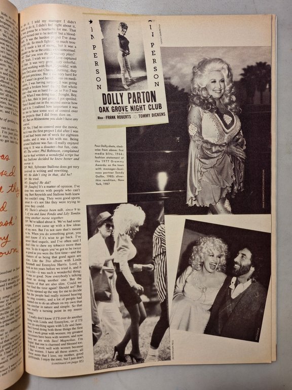ANDY WARHOL INTERVIEW MAGAZINE,July 1989- DOLLY PARTON | Immagine Gallery 3