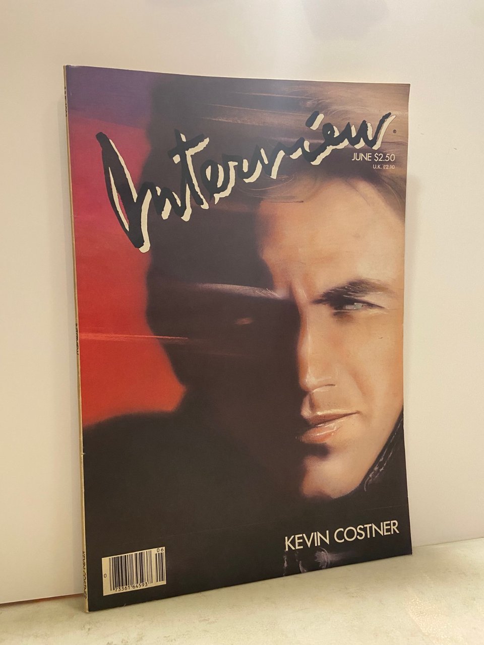 ANDY WARHOL INTERVIEW MAGAZINE,June 1987- KEVIN COSTNER | Immagine principale